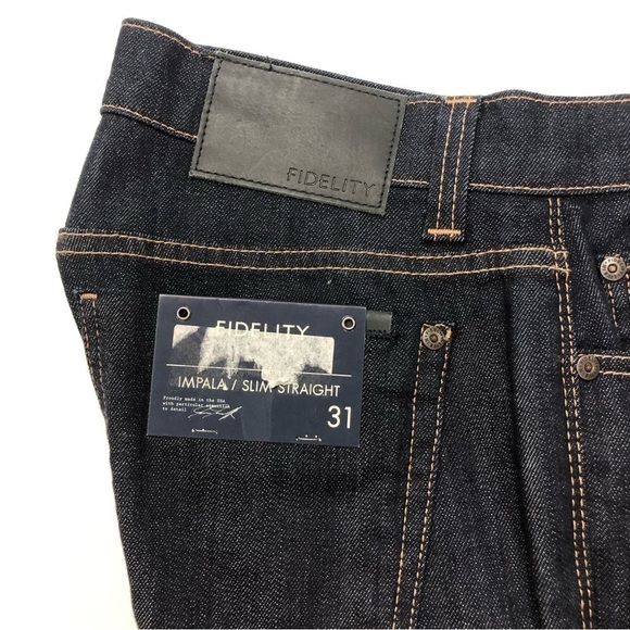 Fidelity dark wash Impala Town Rise Jeans 31” - Picture 5 of 9